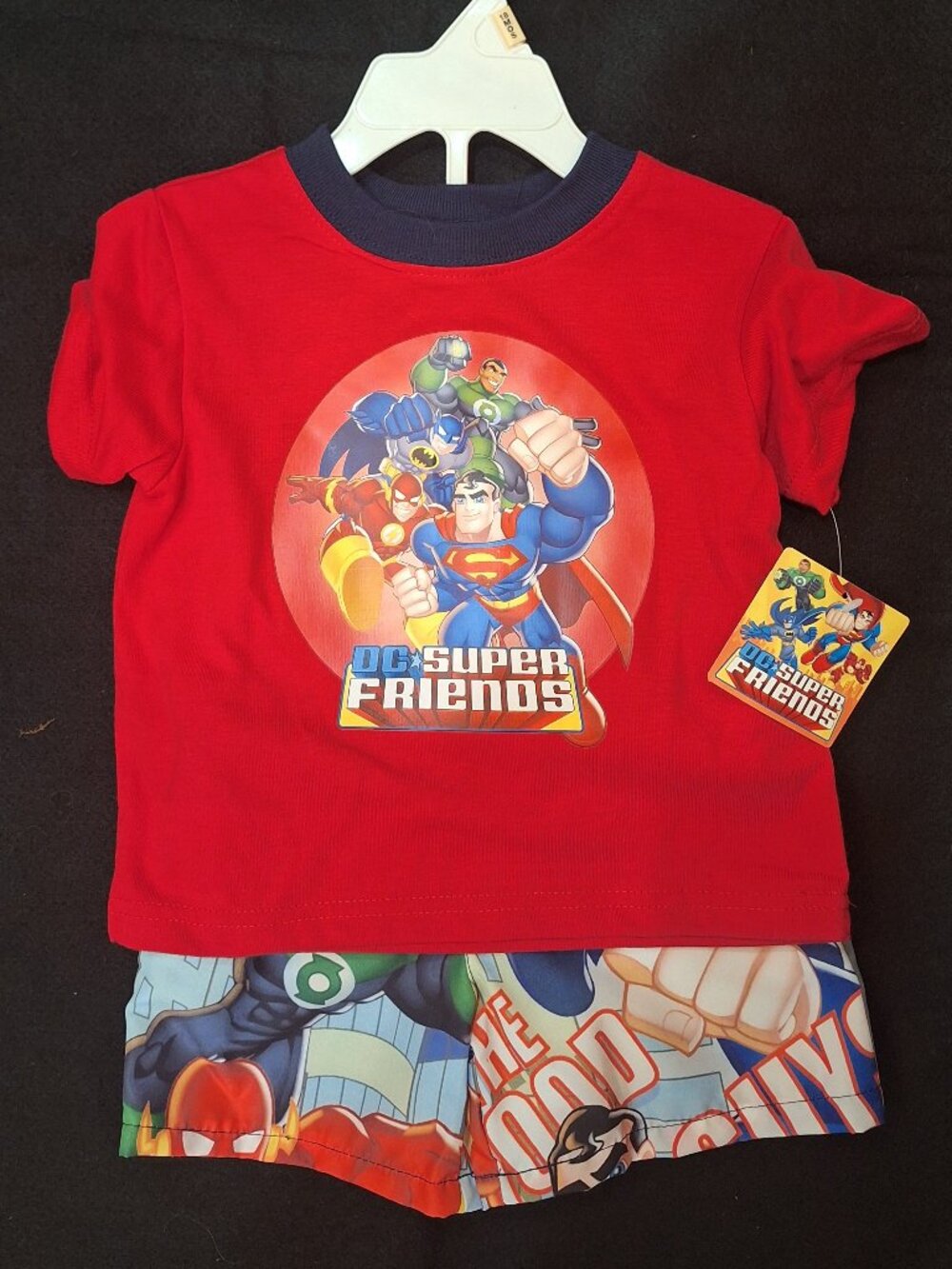 Marvel DC Super Friends 2 Pc Short Set 18 months